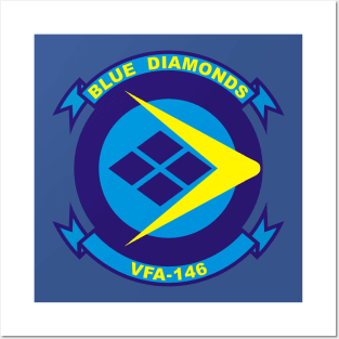 VFA146 Blue Diamonds Posters and Art